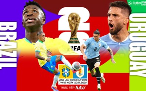 Nhận định, soi tỷ lệ Brazil vs Uruguay (7h00, 20/11), vòng loại World Cup 2026