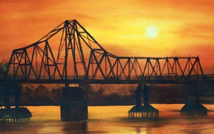 Hà Nội đầy sắc màu qua loạt tranh trưng bày tại triển lãm "Tôi vẽ Hà Nội"