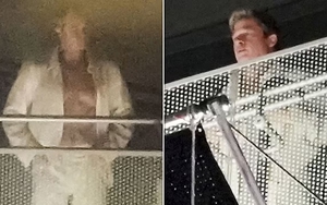 Brad Pitt khoe cơ bụng săn chắc trong bộ vest trắng khi quay "F1" ở Las Vegas