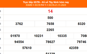 XSTN 21/11 - Kết quả xổ số Tây Ninh hôm nay 21/11/2024 - Trực tiếp XSTN ngày 21 tháng 11