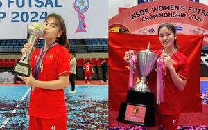 Nhan sắc hot girl bóng đá Việt vừa vô địch Đông Nam Á sau chiến thắng trước ĐT Thái Lan, 2 tháng đoạt 2 danh hiệu