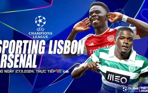 Nhận định, soi tỷ lệ Sporting Lisbon vs Arsenal 3h hôm nay 27/11, vòng phân hạng Cúp C1