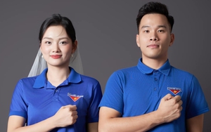 Hoa khôi bóng chuyền Thu Hoài tung bộ ảnh cưới cực chất, gây viral cõi mạng vì quá đặc biệt