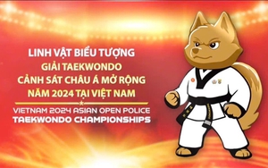 Chó Bắc Hà là linh vật giải taekwondo Cảnh sát châu Á mở rộng 2024