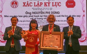 Xác lập kỷ lục nhà sưu tầm báo giấy với số lượng nhiều nhất tại Việt Nam