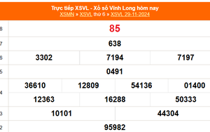 XSVL 29/11 - Kết quả xổ số Vĩnh Long hôm nay 29/11/2024 - Trực tiếp XSVL ngày 29 tháng 11