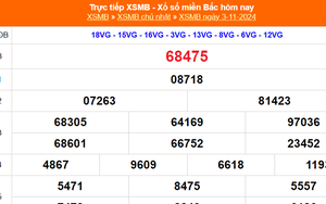 XSMB 3/11 - Kết quả Xổ số miền Bắc hôm nay 3/11/2024 - KQSXMB Chủ nhật ngày 3 tháng 11