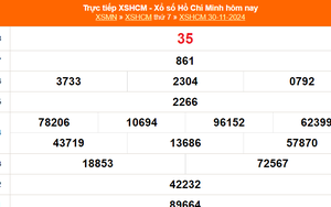 XSHCM 30/11 - XSTP thứ Bảy - Kết quả xổ số Hồ Chí Minh hôm nay ngày 30/11/2024
