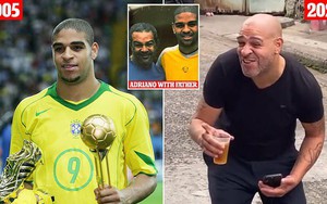 Từ ngôi sao bóng đá đến kẻ nghiện rượu ở khu ổ chuột, 'Hoàng đế' Adriano đã ước cuộc đời có hai chữ… giá như