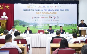 Giải Golf Di sản lần thứ nhất Ninh Bình 2024: Kết nối thể thao với bảo tồn di sản