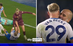 Lộ lý do Guardiola nổi nóng với cầu thủ Brighton sau trận thua của Man City