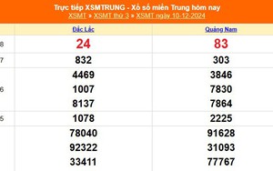 XSMT 12/12 - Kết quả xổ số miền Trung hôm nay 12/12/2024 - KQXSMT thứ Năm ngày 12 tháng 12