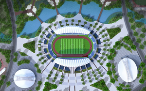 SVĐ lớn nhất miền núi phía Bắc có kinh phí hơn 500 tỷ đồng, sức chứa nhiều hơn SVĐ Việt Trì, khiến CĐV trầm trồ