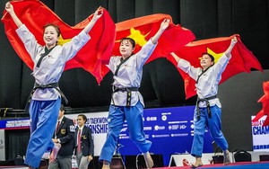 'Chị đẹp' Châu Tuyết Vân cùng đồng đội giành HCV taekwondo ở giải vô địch thế giới