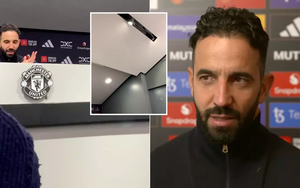 Sự cố xấu hổ trong buổi họp báo của HLV Ruben Amorim phơi bày thực trạng ở Old Trafford