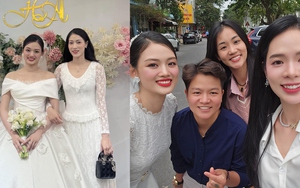 Dàn sao bóng chuyền Việt Nam tới đám cưới chuyền hai Thu Hoài, cộng đồng mạng gửi lời chức mừng
