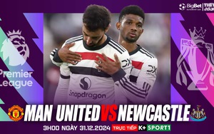Nhận định, soi tỷ lệ Man United vs Newcastle 3h00 ngày 31/12, Vòng 19 Ngoại hạng Anh