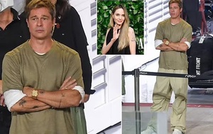 Brad Pitt lộ hình xăm mới trên phim trường "F1", Angelina Jolie gây chú ý với hình xăm chim độc đáo
