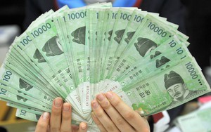 Đồng won Hàn Quốc chạm mức thấp nhất trong 2 năm