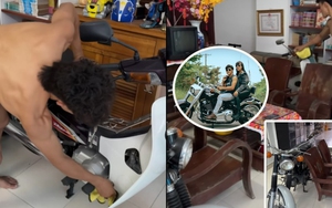 Nguyễn Trần Duy Nhất đam mê xe cổ và tốc độ; lau chùi ‘bộ sưu tập’ khiến fan trầm trồ, nhiệt tình hỏi mua