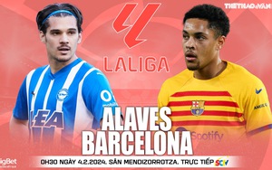 Nhận định bóng đá Alaves vs Barcelona (00h30 hôm nay 4/2), vòng 23 La Liga