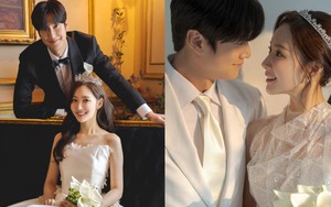 tvN tung ảnh cưới tuyệt đẹp của Park Min Young và Na In Woo trong phim 'Cô đi mà lấy chồng tôi'
