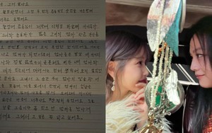 Thang Duy gửi cho IU bức thư tay cảm động bằng tiếng Hàn sau khi quay MV 'Shh'