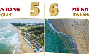 Bãi biển An Bàng và Mỹ Khê lọt top 10 bãi biển đẹp nhất châu Á