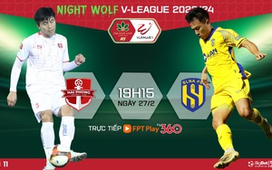 Nhận định bóng đá Hải Phòng vs SLNA (19h15 hôm nay), V-League vòng 11 