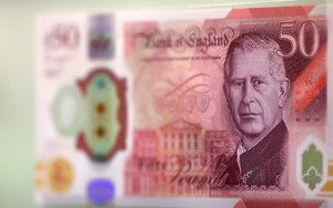 Cơ hội chiêm ngưỡng tờ tiền in hình Vua Charles III trước khi lưu hành tại Anh