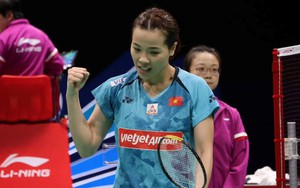 Hot girl cầu lông Thùy Linh thắng tay vợt kém gần 10 tuổi ở trận ra quân giải Đức mở rộng