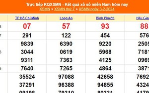 XSMN 3/2, kết quả xổ số miền nam hôm nay 3/2/2024, XSMN ngày 3 tháng 2