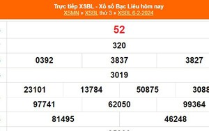 XSBL 6/2, kết quả Xổ số Bạc Liêu hôm nay 6/2/2024, KQXSBL ngày 6 tháng 2