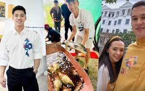 Cầu thủ nội V-League rộn ràng sắm Tết, ngoại binh không tỏ ra kém cạnh