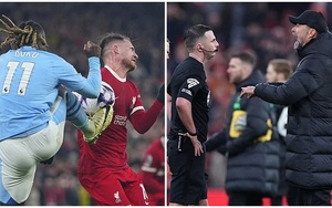 Liverpool mất oan một quả phạt đền trước Man City, Klopp nổi giận, chất vấn trọng tài