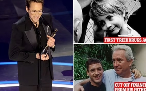 Sự thật về 'tuổi thơ khủng khiếp' của sao phim 'Oppenheimer' Robert Downey Jr