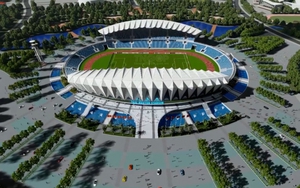 Trong khi 3 CLB 'tranh' sân Hàng Đẫy, CĐV Việt Nam trầm trồ về SVĐ lớn nhất miền núi phía Bắc, được so sánh với Mỹ Đình