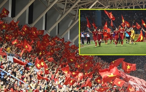 CĐV Đông Nam Á ngả mũ trước hình ảnh SVĐ Cẩm Phả ngập tràn sắc đỏ khi Huỳnh Như và ĐT Việt Nam làm nên 'cú hat-trick lịch sử'