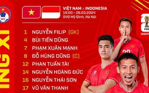 Đội hình xuất phát của ĐT Việt Nam: Quang Hải tiếp tục dự bị, cựu sao HAGL đá chính