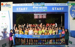 Hơn 10.000 VĐV tham dự Tay Ho Half Marathon 2024