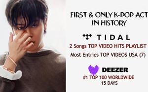 Jimin BTS đạt cột mốc mới trên TIDAL & DEEZER
