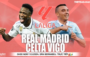 Nhận định bóng đá Real Madrid vs Celta Vigo, La Liga vòng 28 (0h30 hôm nay 11/3)