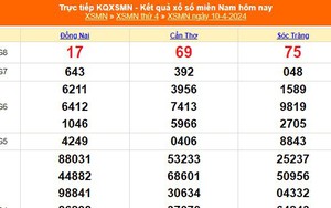XSMN 10/4, kết quả xổ số miền Nam hôm nay 10/4/2024, KQXSMN ngày 10 tháng 4