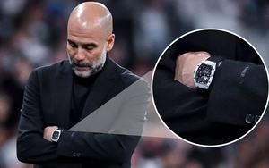 Cận cảnh đồng hồ siêu đắt giá Guardiola đeo ở trận gặp Real Madrid, thế giới chỉ có 50 chiếc