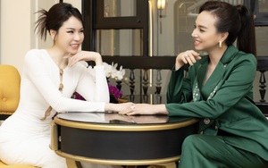 Diễn viên Đinh Ngọc Diệp thân thiết hội ngộ cựu người mẫu Đào Lan Phương