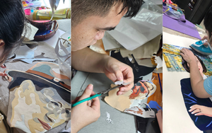 'Những bức chân dung từ lụa vụn': Dự án thiện nguyện chung tay 'xây nhà mới' cho người khuyết tật 