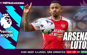 Nhận định bóng đá Arsenal vs Luton, vòng 31 Ngoại hạng Anh (1h30 hôm nay 4/4)