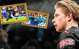 Kevin De Bruyne tái hiện siêu phẩm 'Hà Lan bay' của Van Persie, khiến dân mạng phải ngả mũ