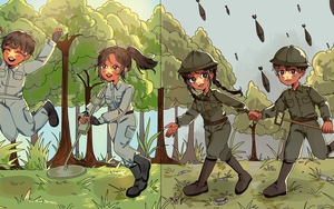 Học sinh, sinh viên tìm hiểu về hậu quả và công tác rà phá bom mìn