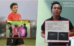 Trọng tài Việt Nam bị cầu thủ đánh gãy xương, thương tích 13%